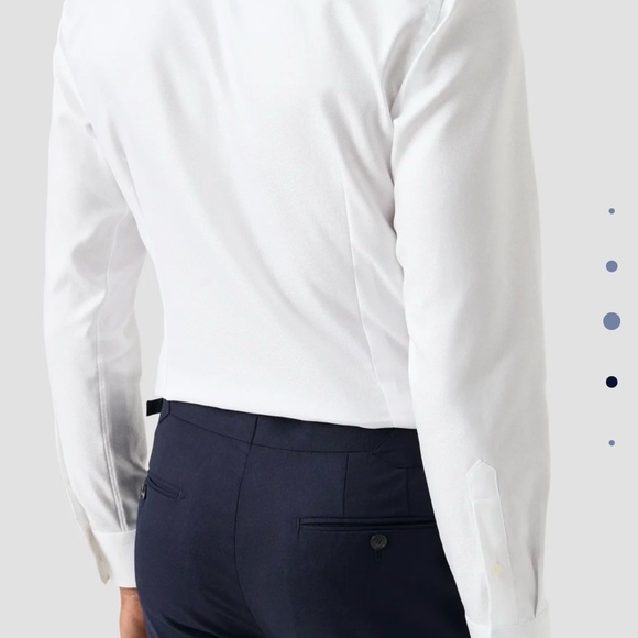 Eton White Dress Shirt | Men’s Luxury Button Down | Minor Spot - Picture 6 of 11